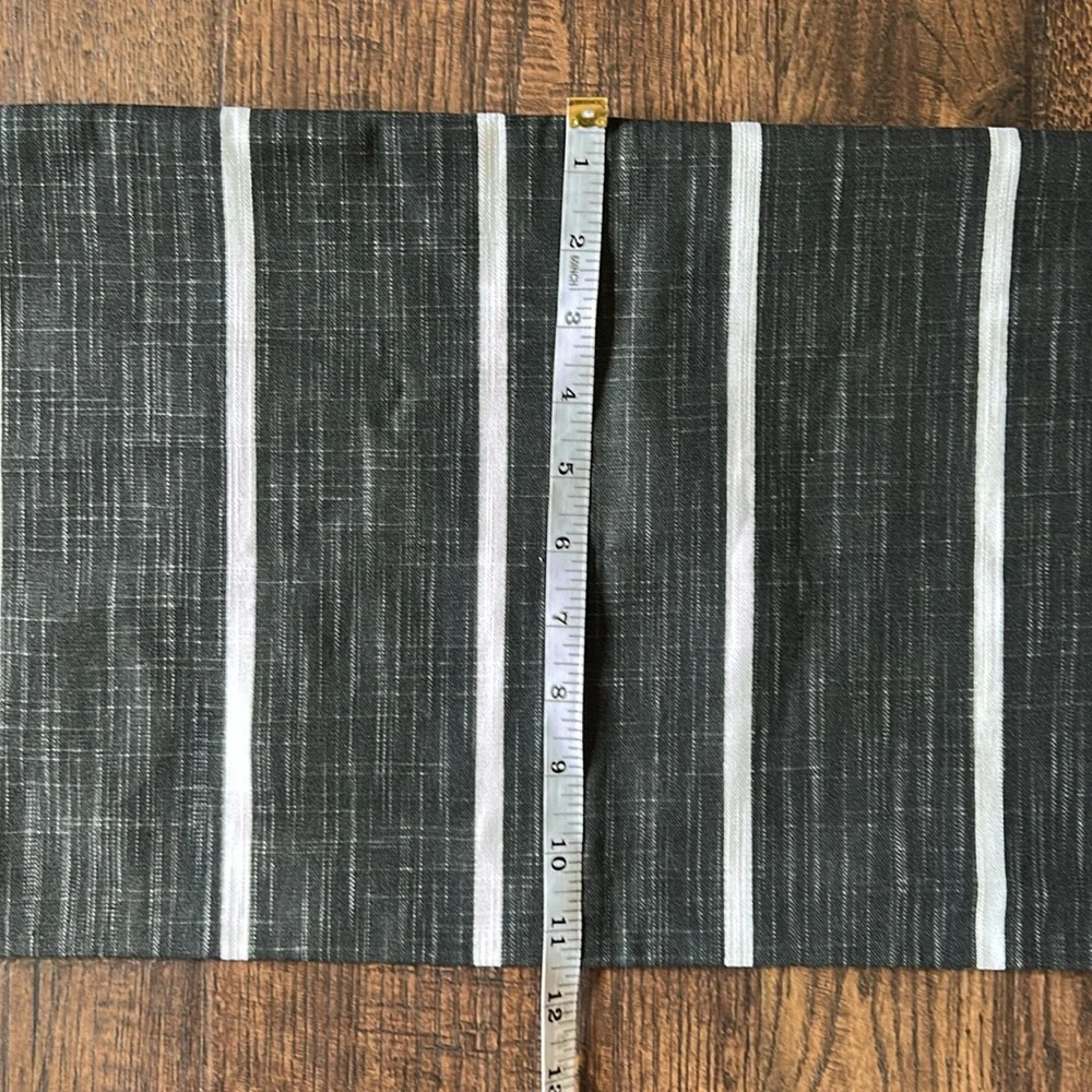 Black and White Striped Pillow Cover